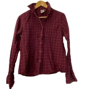 𝅺LOIS Jeans & Jackets single stitch long sleeve button up shirt